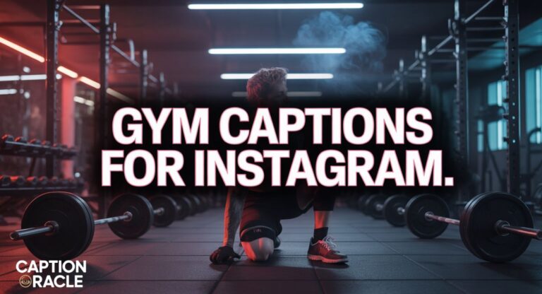 240+ Gym Captions for Instagram for Fitness Lovers