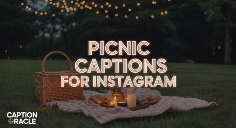 240+ Picnic Captions for Instagram Made for Memories