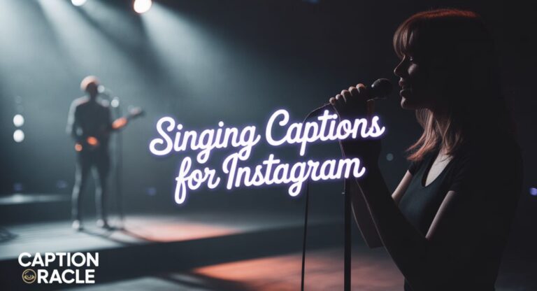 270+ Singing Captions for Instagram to Steal the Spotlight