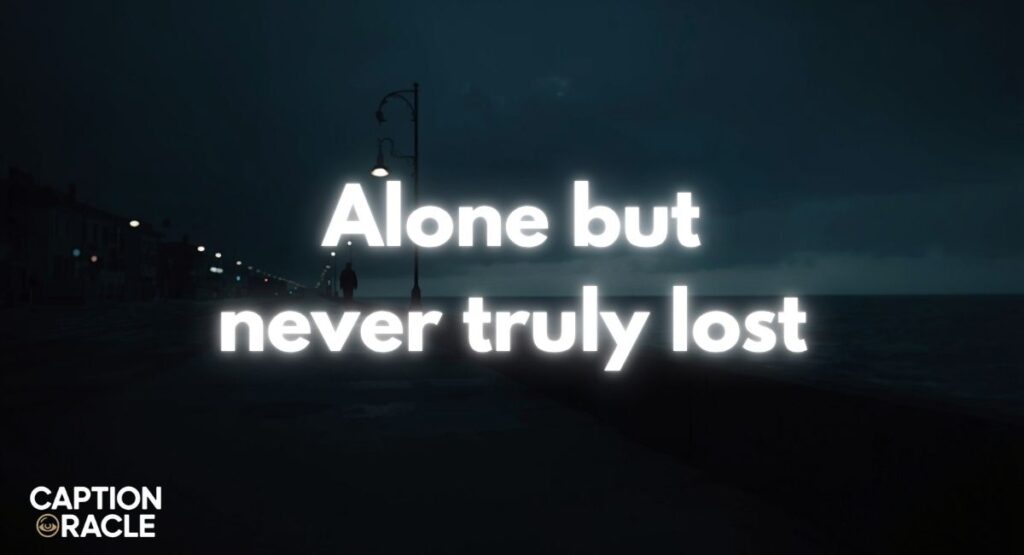 Aesthetic Alone Captions for Instagram