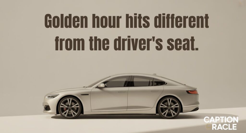 Aesthetic New Car Captions for Instagram