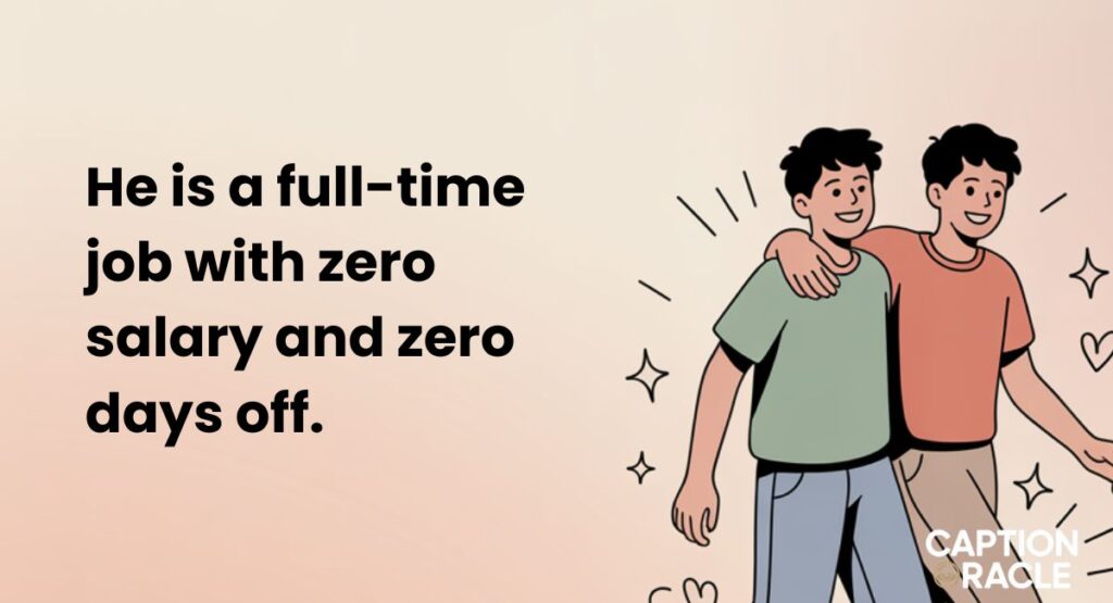 Annoying Brother Captions for Instagram