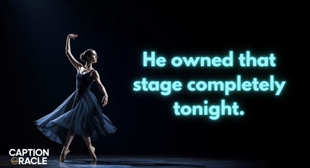 Compliments for the Dance Performance Boys