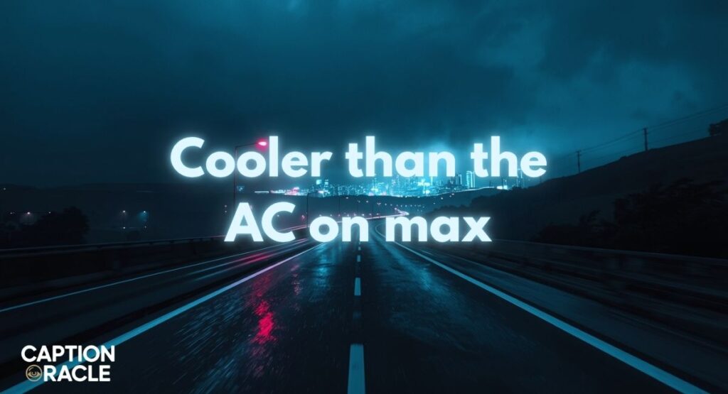 Cool driving captions for Instagram