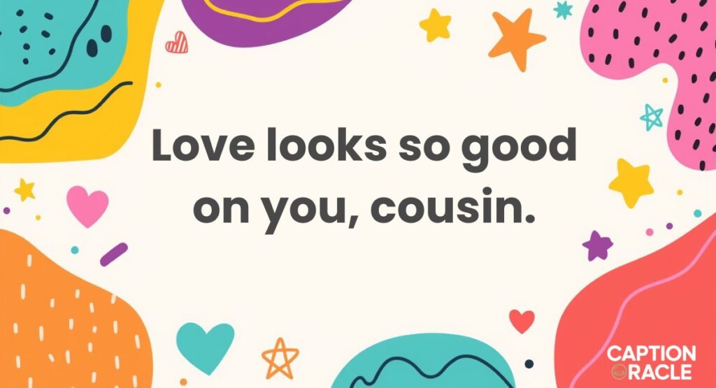 Cousin Wedding Captions for Instagram