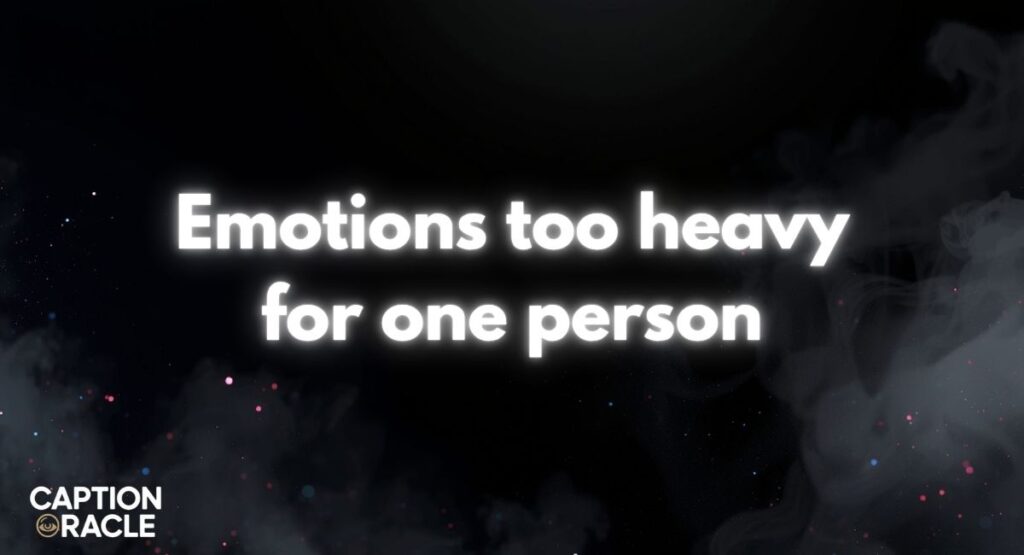 Emotional Dark Captions for Instagram