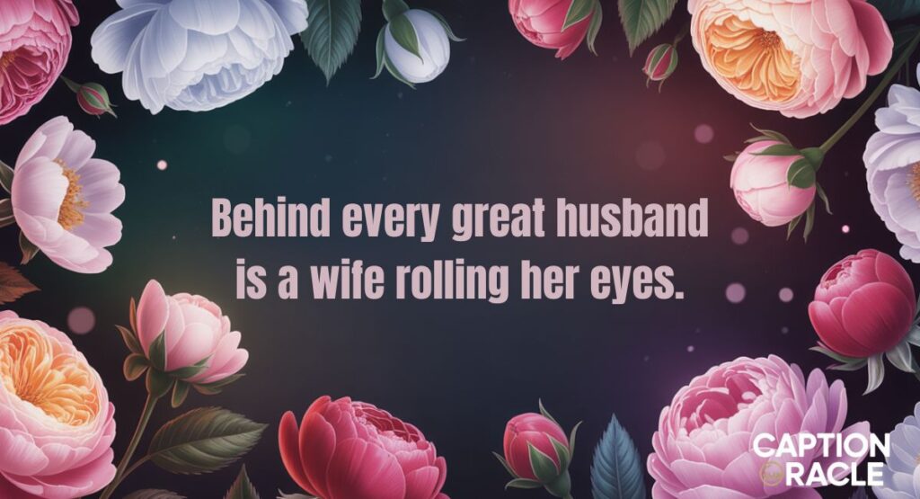 Funny Wife Captions for Instagram