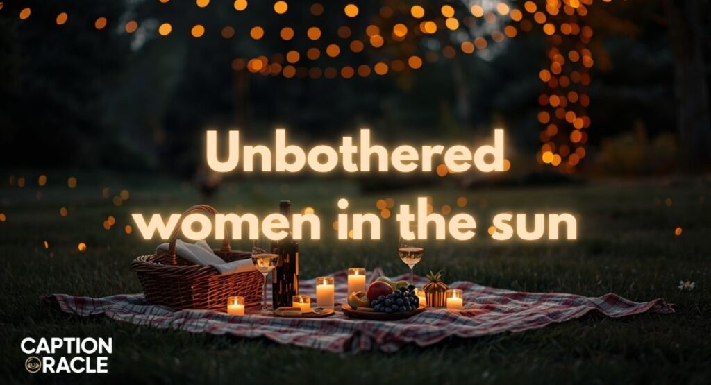 Girls picnic captions for Instagram