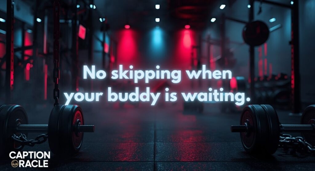 Gym Buddy Captions