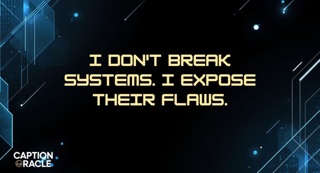 Hacker Instagram Captions