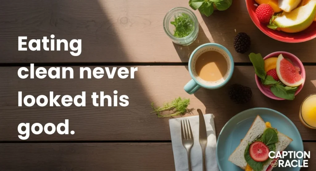 Healthy Lunch Captions for Instagram