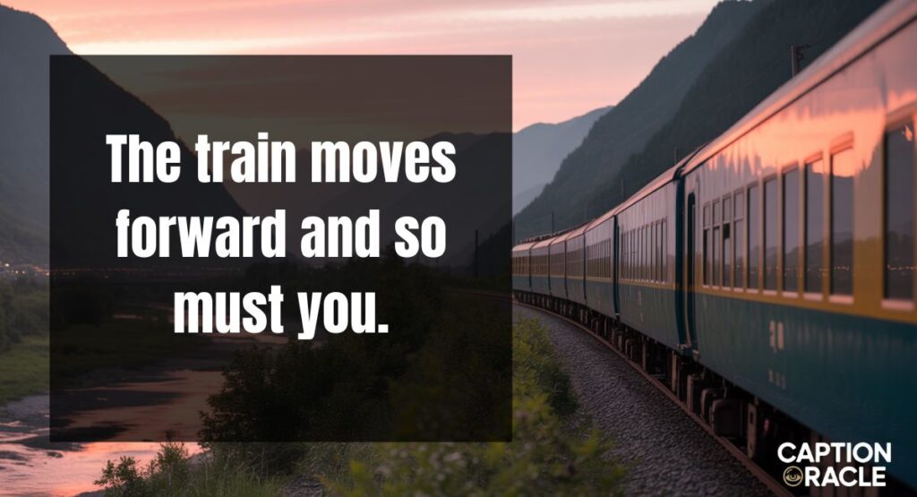Inspirational Train Travel Captions for Instagram