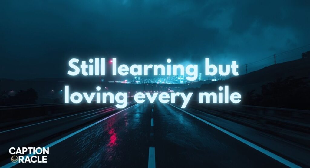 Learning driving captions for beginners