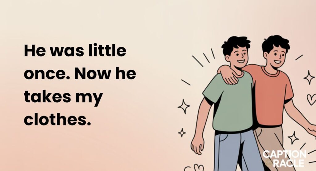 Little Brother Instagram Captions