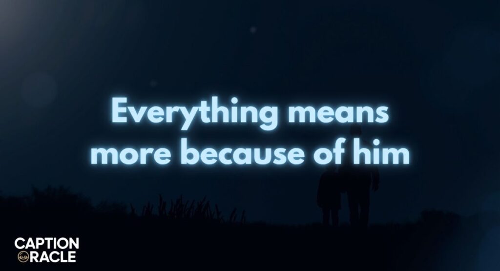 Meaningful Father-Son Captions for Instagram