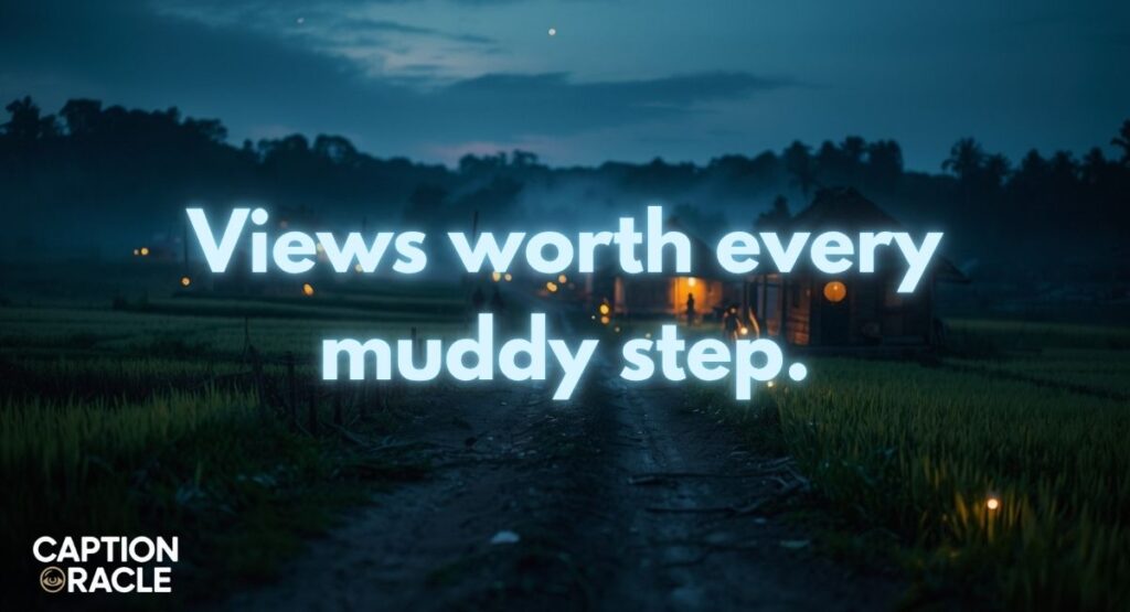 Perfect Views Village Captions for Instagram