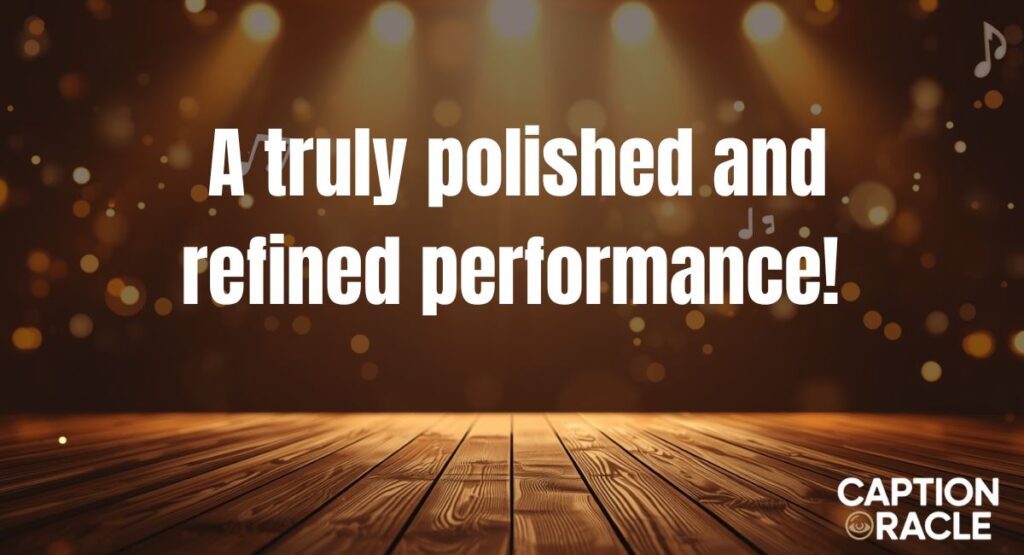 Professional Compliments for Singers and Vocalists