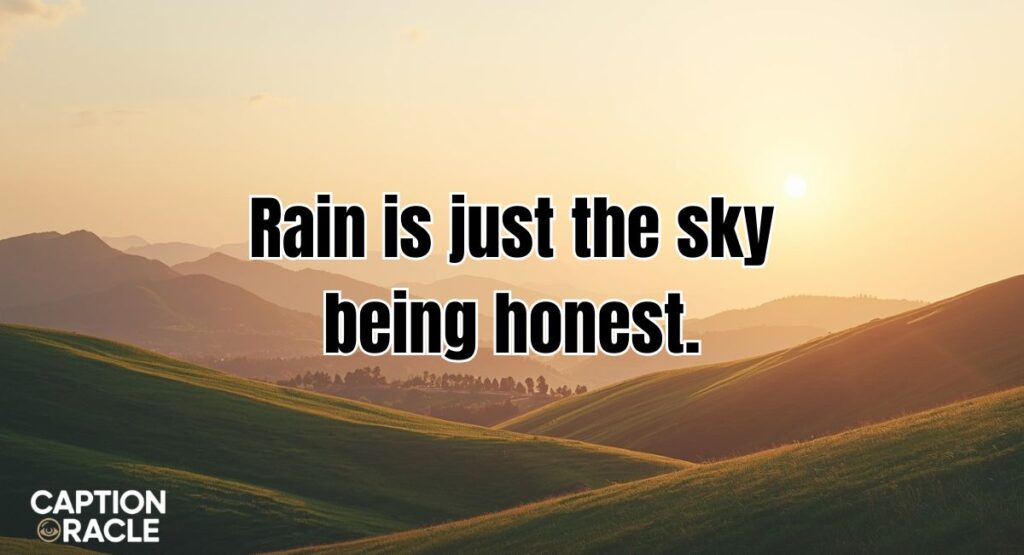 Rain & Storm Nature Captions