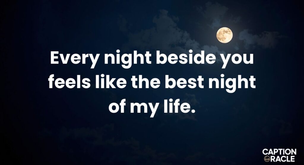 Romantic Night Captions for Couples