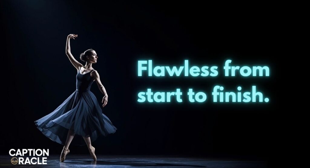 Short Comments for Dance Performance