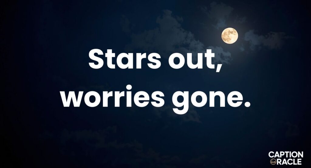 Short Night Captions for Instagram