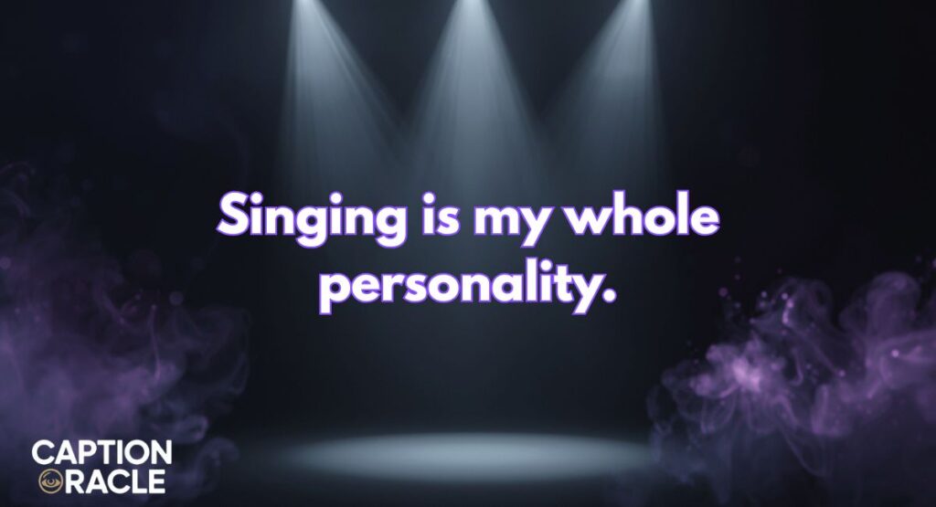 Singer Captions for Instagram