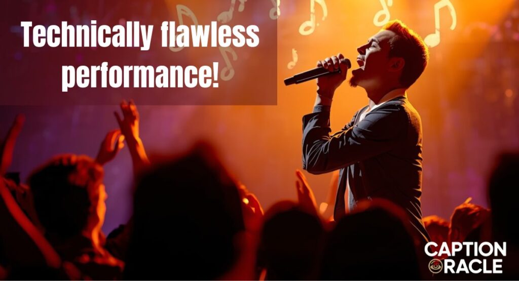 Superb Comments for Singers or Musicians