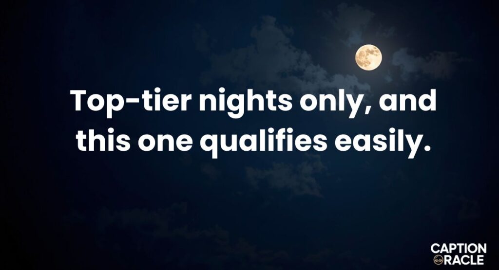 Top Night Captions