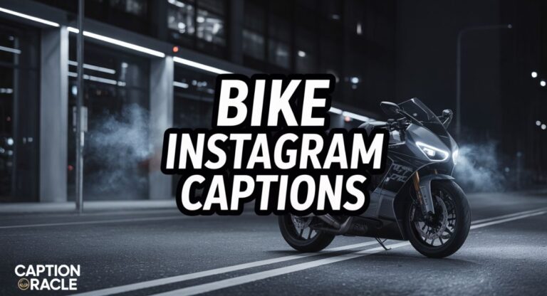 240+ Best Bike Instagram Captions for Riders & Adventurers