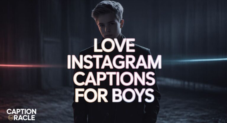 240+ Best Love Instagram Captions for Boys to Impress Anyone
