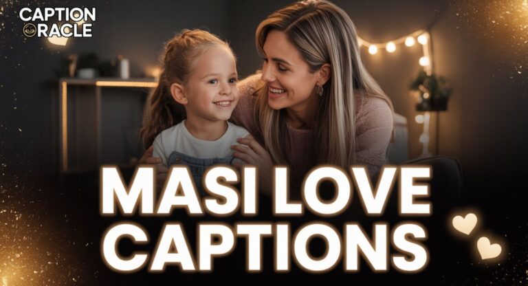 352+ Irresistible Masi Love Captions That Melt Hearts Instantly
