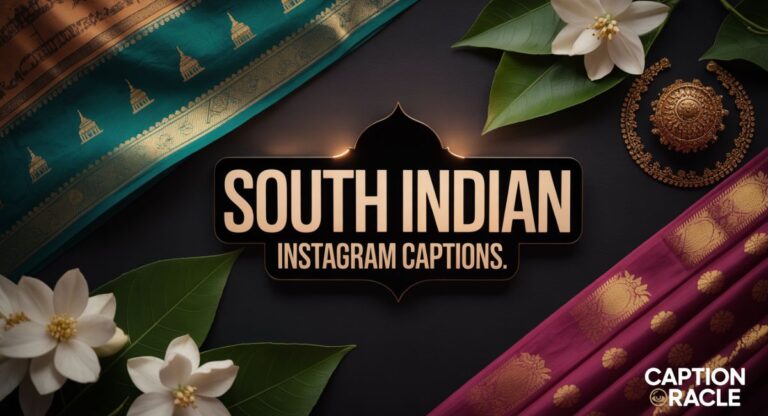 400+ Must-Try South Indian Instagram Captions for Every Mood