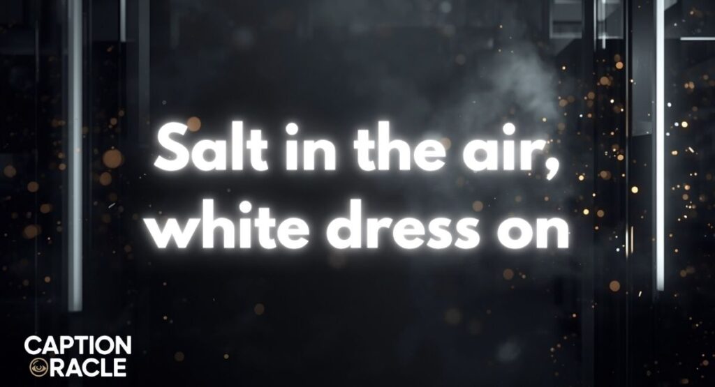 Beach White Dress Captions