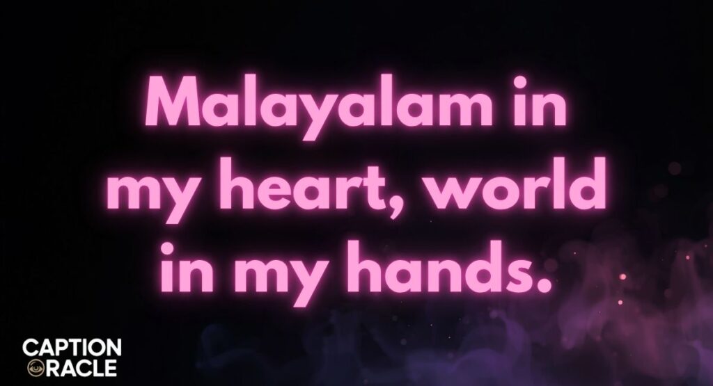 Best Malayalam Captions for Instagram