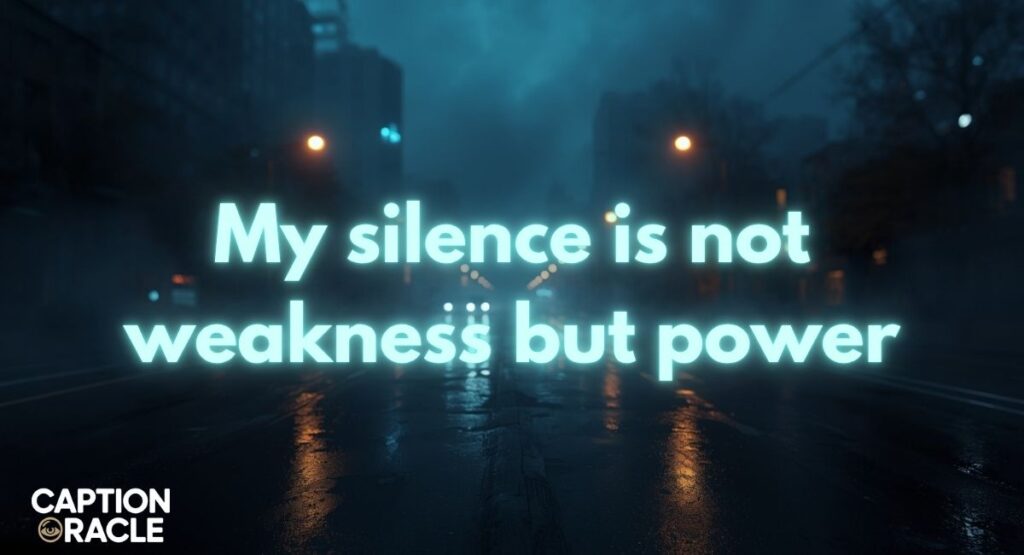 Best Silence Captions for Instagram
