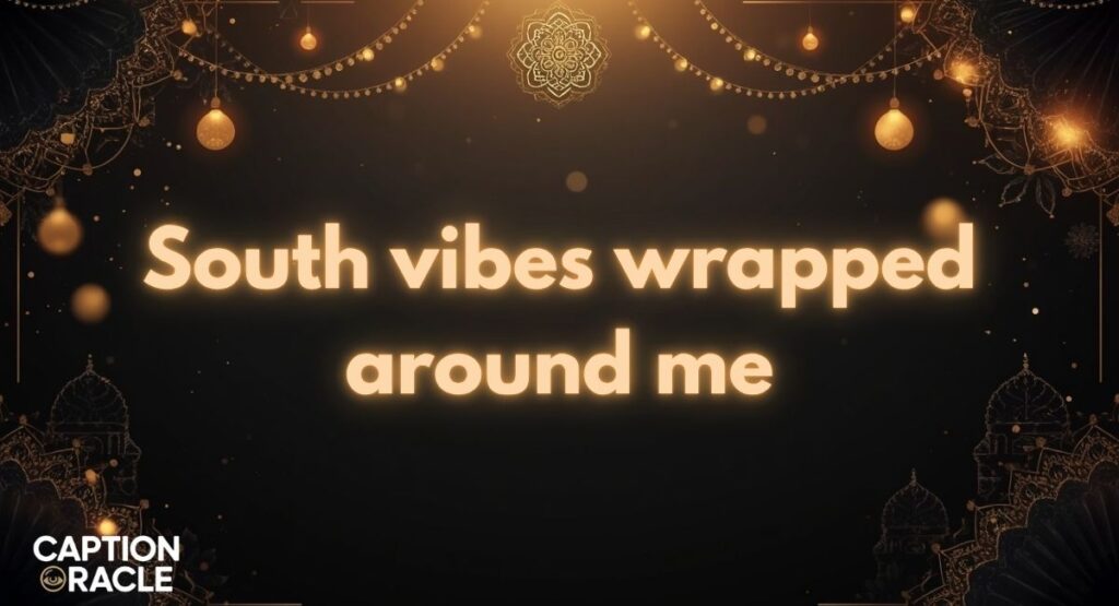 Best South Saree Captions for Instagram