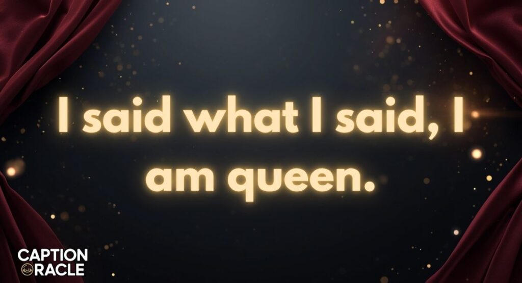 Bold Royal Captions for Instagram