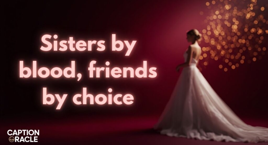Bridal Shower Instagram Captions for Sister
