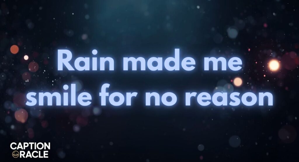 Cute Monsoon Captions for Instagram