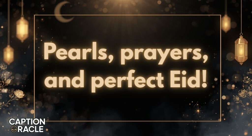 Elegant Eid Instagram Captions for Girls