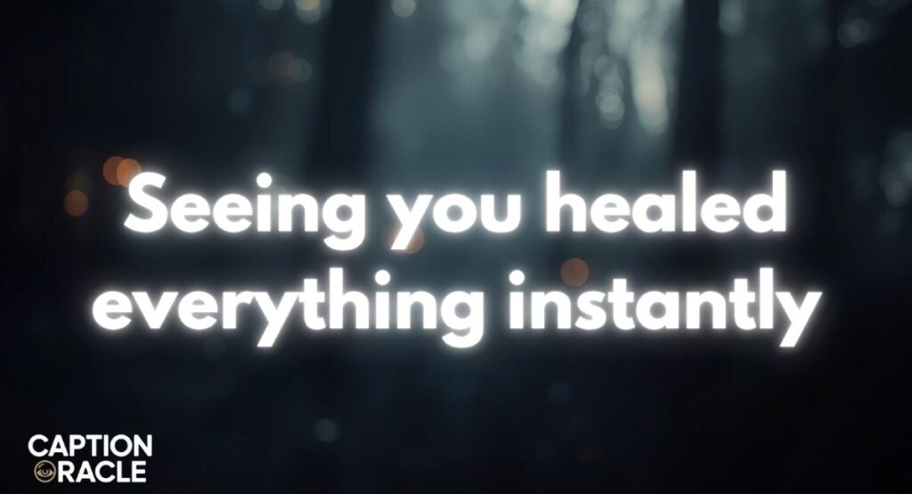 Emotional Captions for Meeting Friends After a Long Time