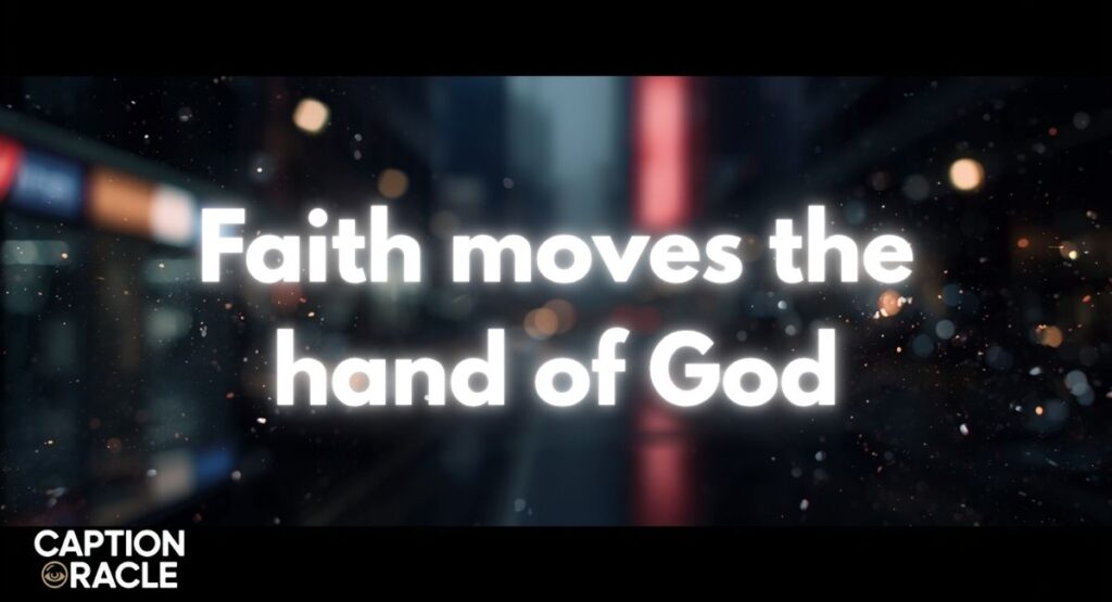 Faith-Based God Captions