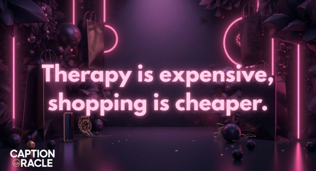 Funny Shopping Captions