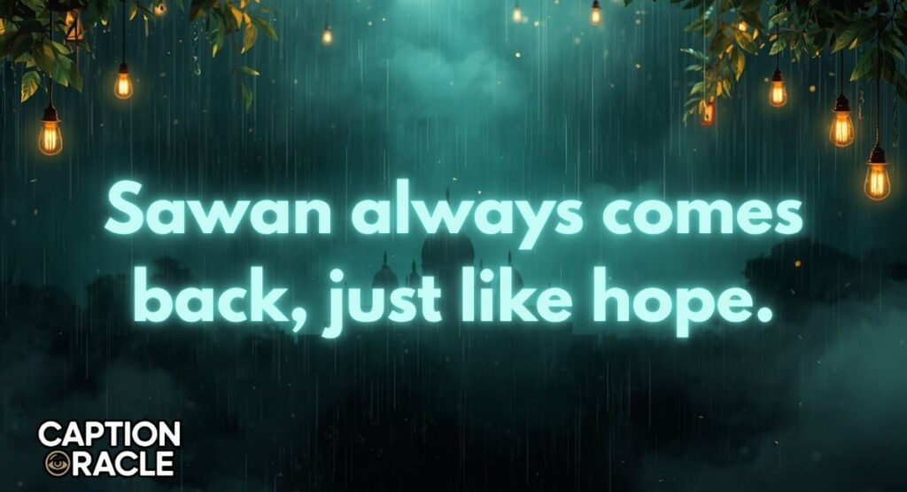 Heartfelt Sawan Captions for Instagram