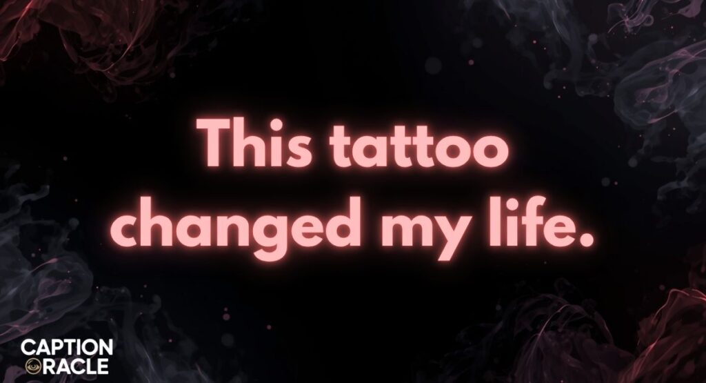 Meaningful Tattoo Captions for Instagram