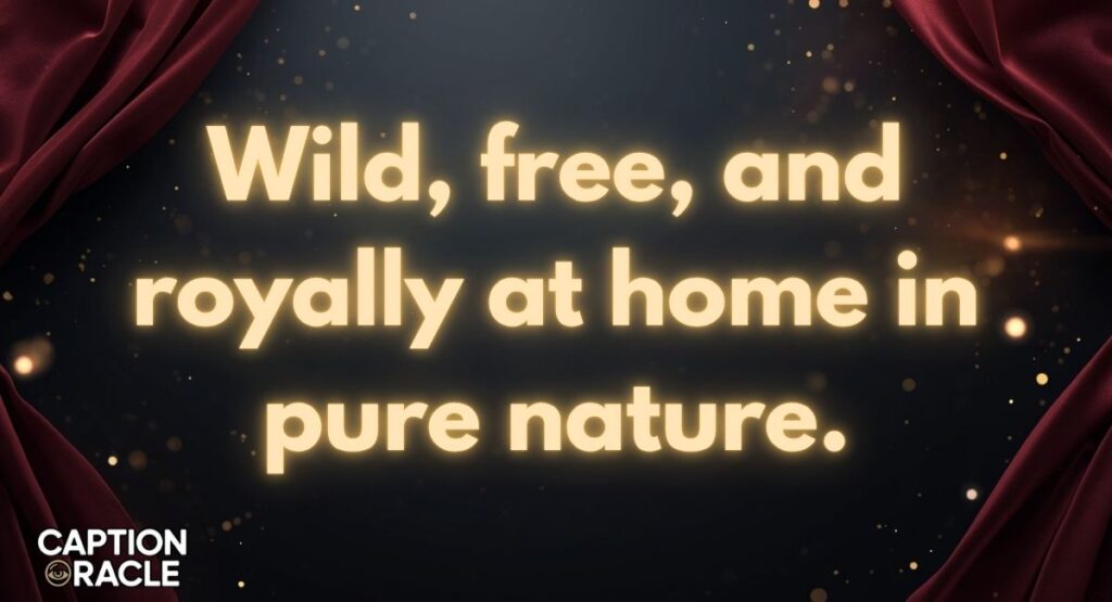 Nature Royal Captions for Instagram