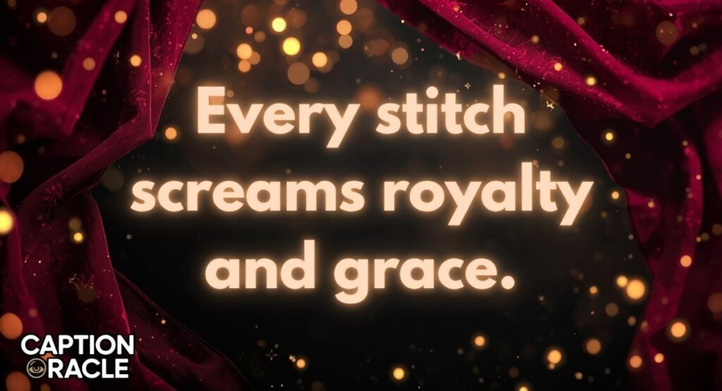 Royal Lehenga Instagram Captions