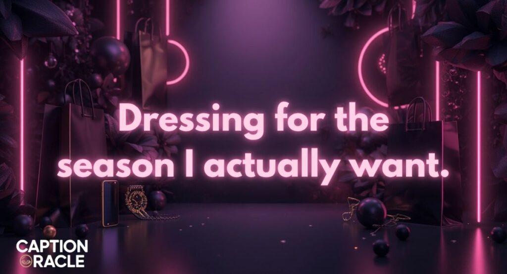 Seasonal Shopping Captions