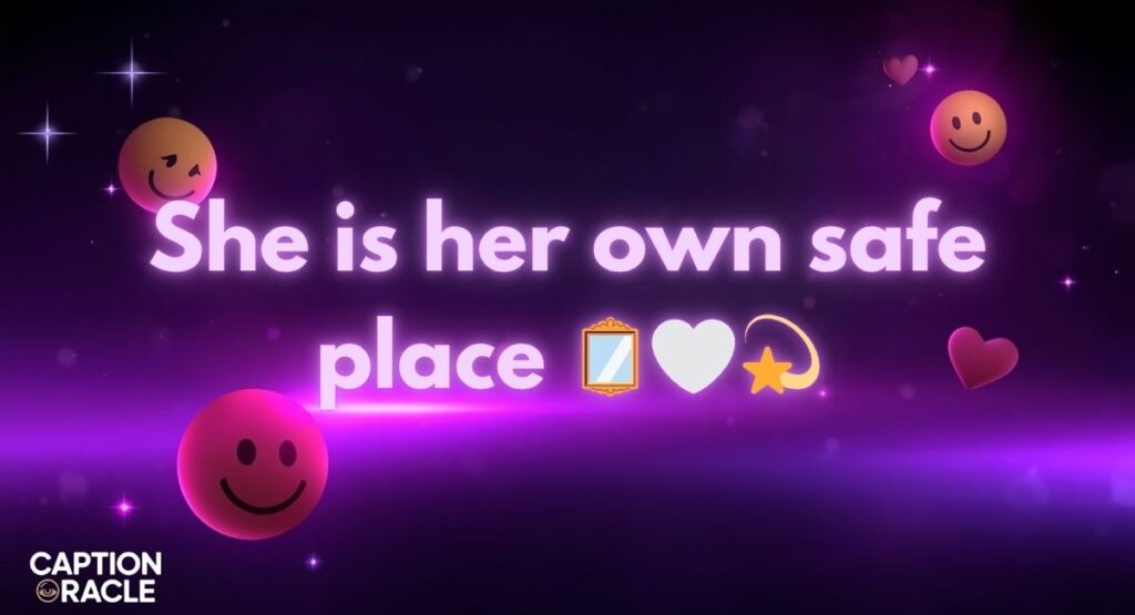 Self-Love Emoji Captions for Instagram for Girls 🪞
