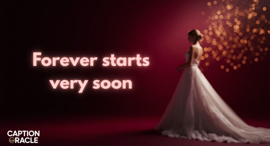 Short Bride-to-Be Instagram Captions